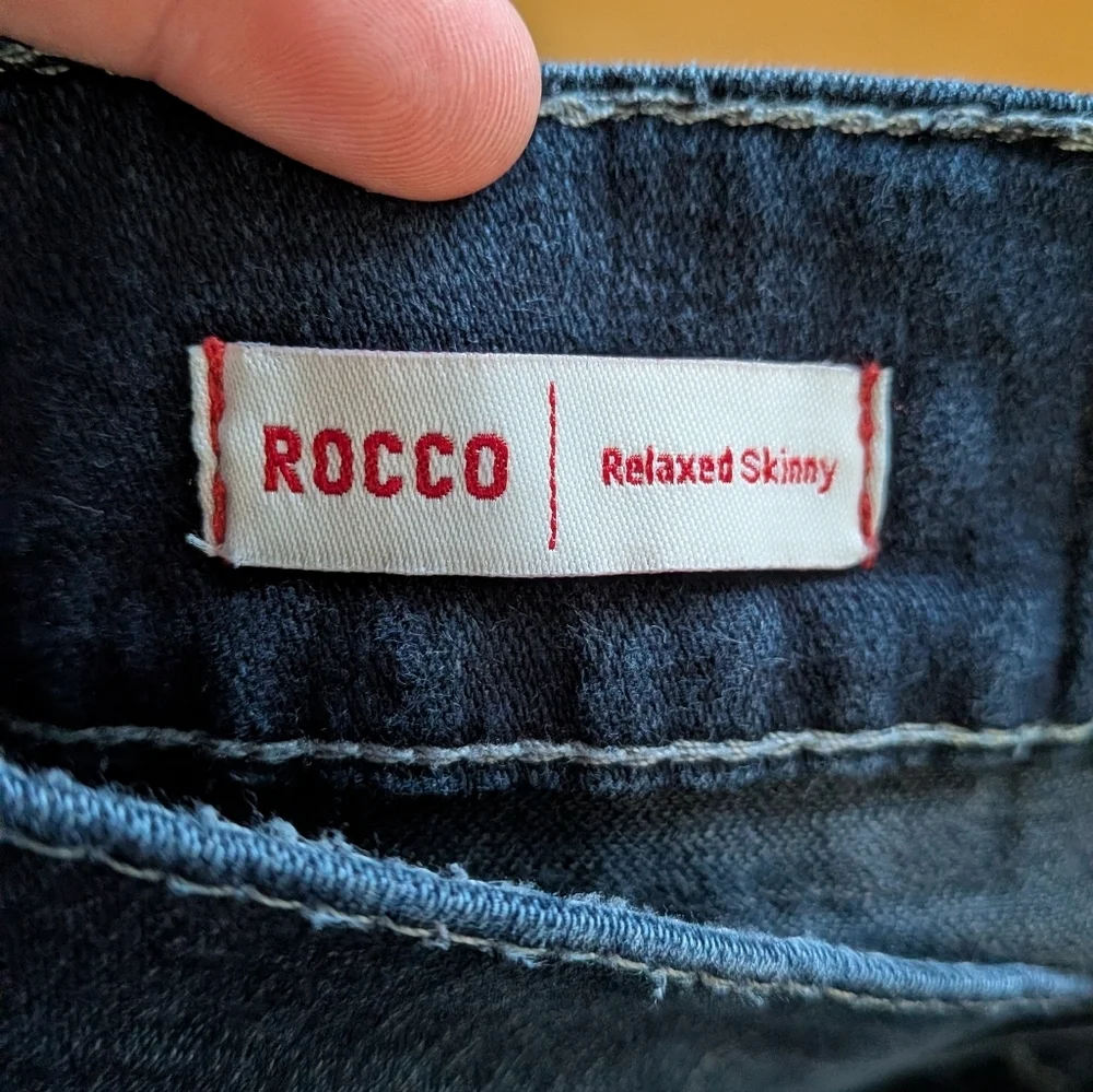 TRUE RELIGION Men Jeans Size 40 Rocco Relaxed Skinny - Picture 10 of 14